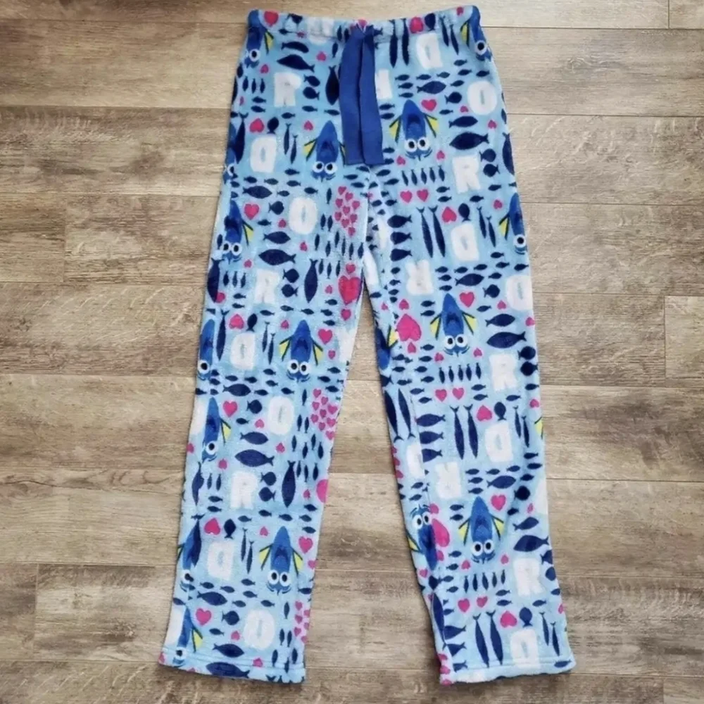 Disney Finding Dory Plush Pajama Pants Woman's Medium - Picture 2 of 4